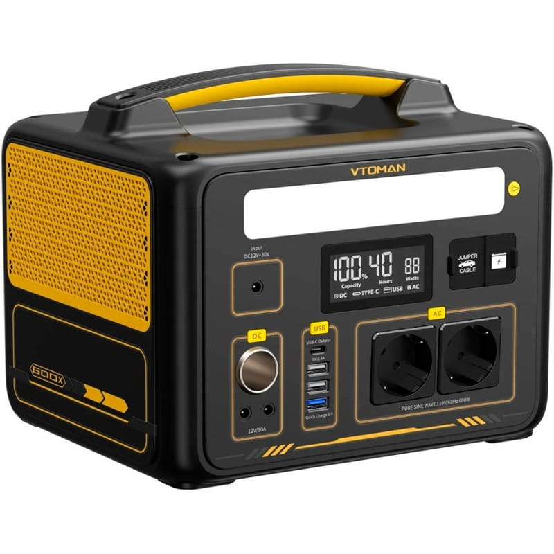 Зарядная станция Vtoman Jump 600X PB-20 299Wh 600W + Extra Battery LiFePo4 640Wh