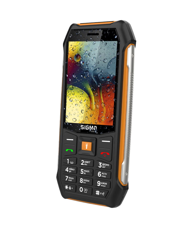 Мобiльний телефон Sigma mobile X-style 323 Rain Black/Orange (4827798885727)