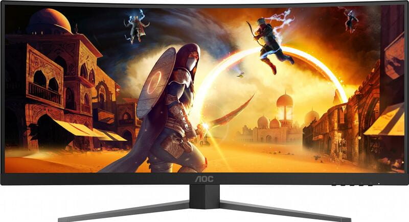 Монітор AOC 34" CU34G4 VA Black/Red Curved 180Hz