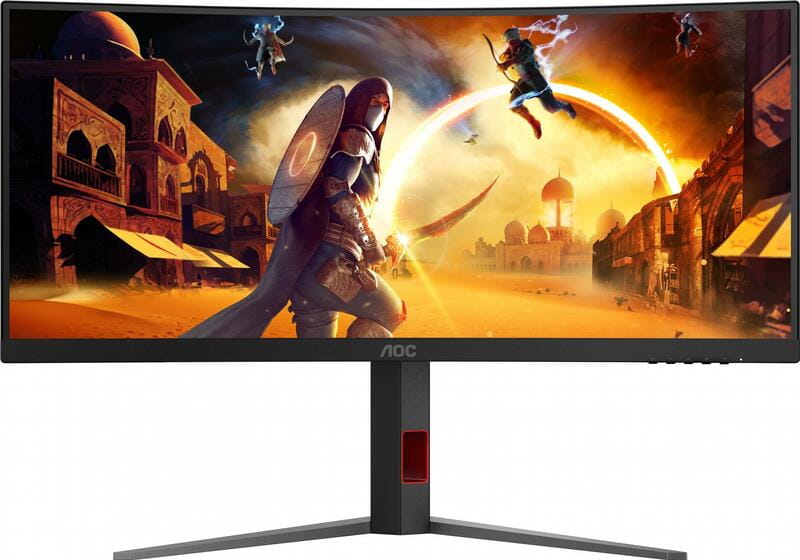 Монітор AOC 34" CU34G4 VA Black/Red Curved 180Hz