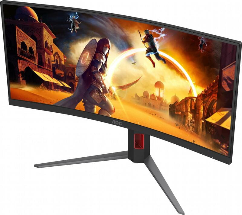 Монітор AOC 34" CU34G4 VA Black/Red Curved 180Hz