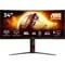 Фото - Монітор AOC 34" CU34G4 VA Black/Red Curved 180Hz | click.ua