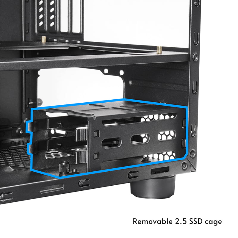 Корпус Chieftec The Cube Black (CI-03B-OP)