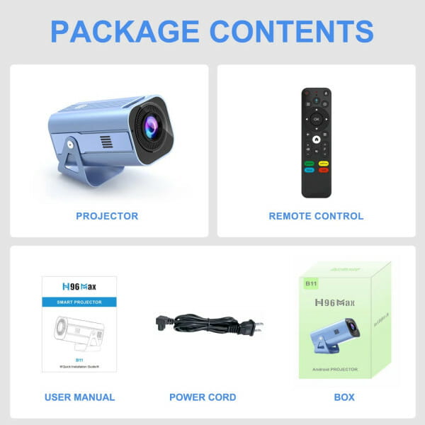 Проектор H96 Max B11 Grey