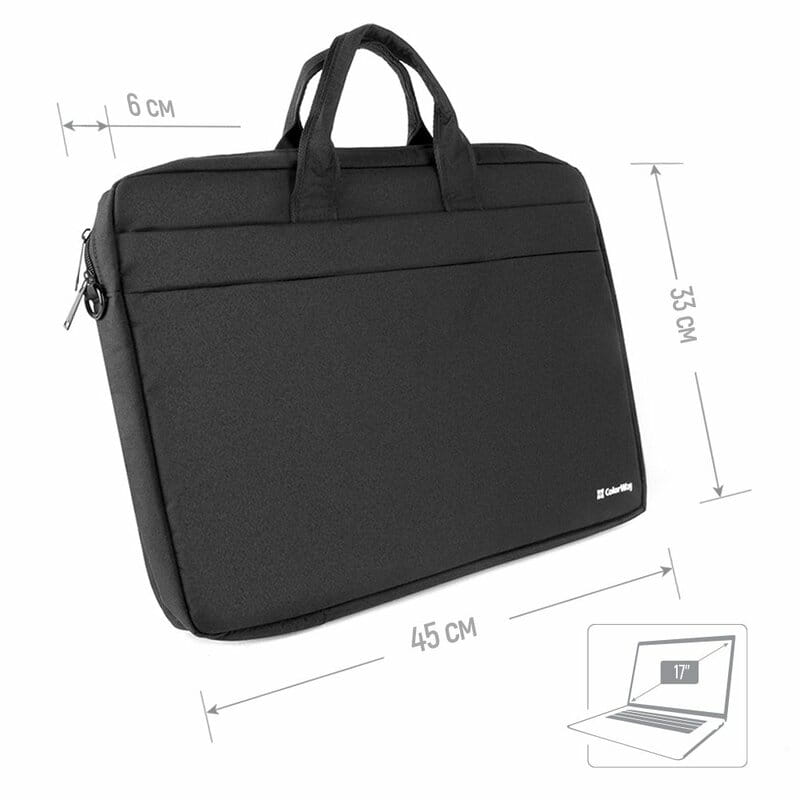 Сумка для ноутбука ColorWay Modern 17-17.3 Black (CW-LBM173-BK)