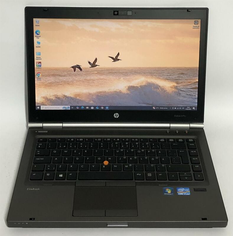 Ноутбук HP Elitebook 8470w / 14" (1600x900) / i7-3740QM / 8GB / 256GB SSD / AMD FirePro M2000, 1GB / Win10Pro / сканер відбитка - Б/в