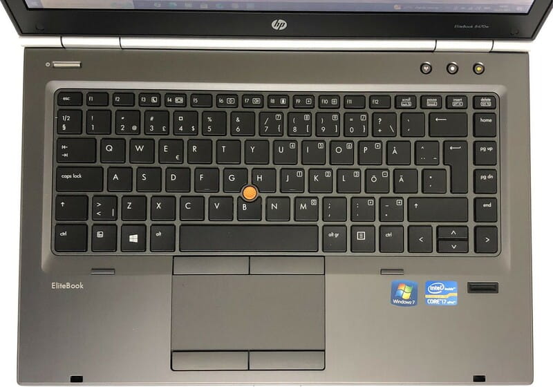 Ноутбук HP Elitebook 8470w / 14" (1600x900) / i7-3740QM / 8GB / 256GB SSD / AMD FirePro M2000, 1GB / Win10Pro / сканер отпечатка - Б/у