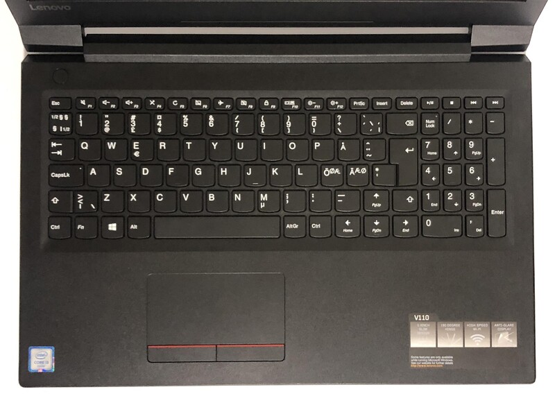 Ноутбук Lenovo V110-15ISK / 15.6" (1366х768) / i3-6006U / 8GB / 128GB SSD / Win10 - Б/в