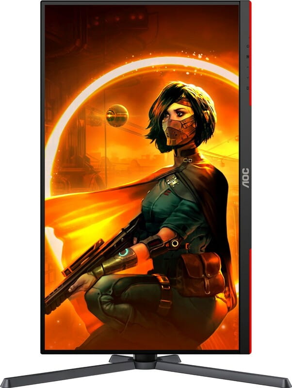 Монітор AOC 27" Q27G3XMN/BK VA Black/Red Pivot 180Hz