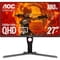 Фото - Монітор AOC 27" Q27G3XMN/BK VA Black/Red Pivot 180Hz | click.ua