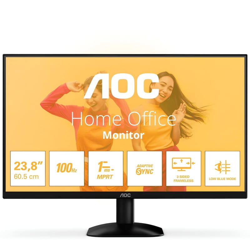 Монитор AOC 23.8" 24B35HM2 VA Black 100Hz