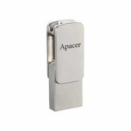 Флеш-накопитель USB3.2 64GB Apacer AH181 Silver (AP64GAH181S-1)