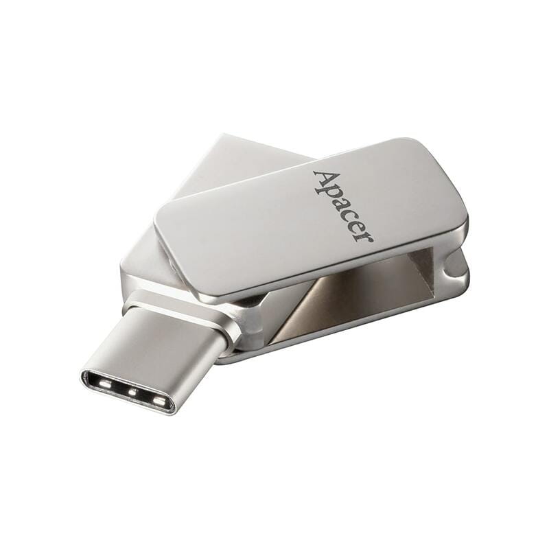 Флеш-накопитель USB3.2 64GB Apacer AH181 Silver (AP64GAH181S-1)
