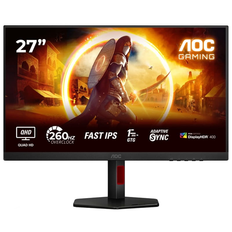Монитор AOC 27" Q27G4ZR IPS Black/Red Pivot 260Hz