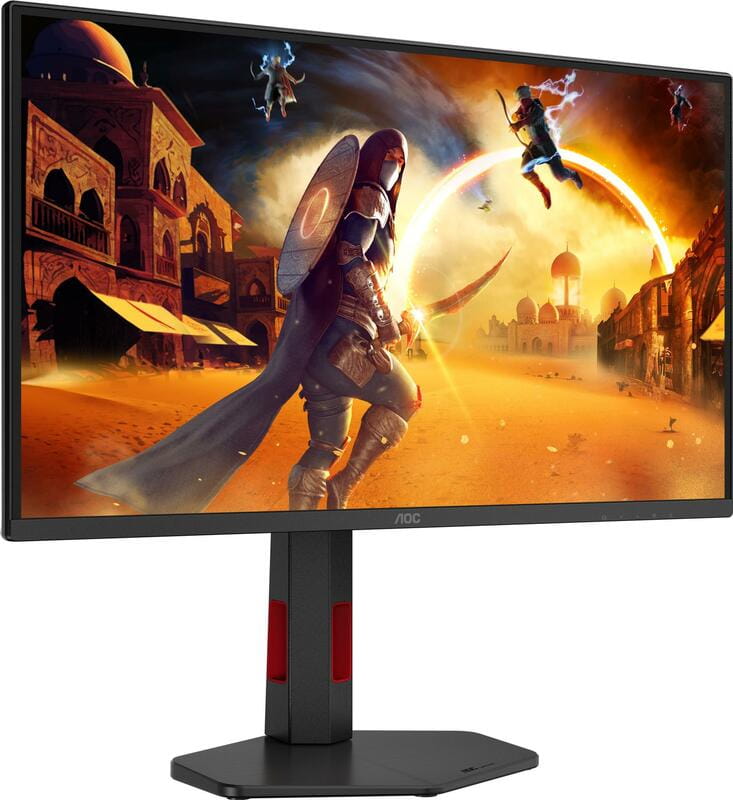 Монитор AOC 24.5" Q25G4SR IPS Black/Red Pivot 300Hz