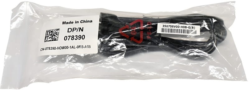 Кабель живлення Dell CEE 7/7-IEC C13, 3*0.75 мм, 1.8м Black (078390)