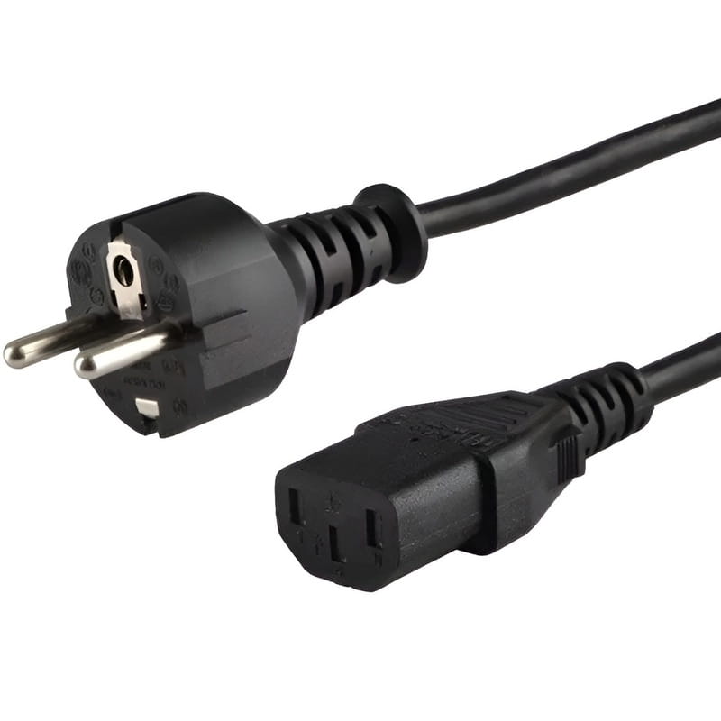 Кабель живлення Dell CEE 7/7-IEC C13, 3*0.75 мм, 1.8м Black (078390)