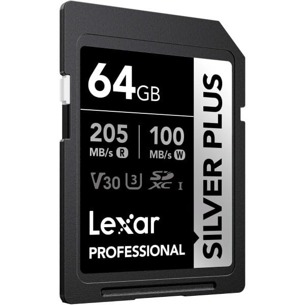Карта пам`ятi SDXC 64GB UHS-I Lexar Professional Silver Plus (LSDSIPL064G-BNNNG)