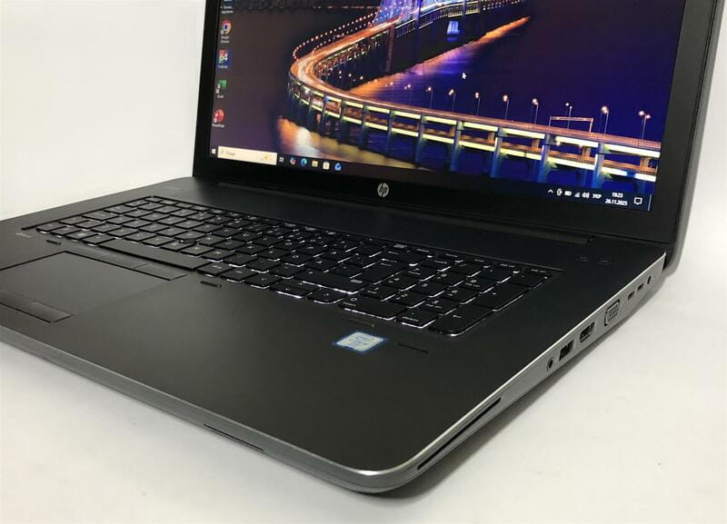 Ноутбук HP ZBook 17 G3 / 17.3" (1600x900) / i5-6440HQ / 8GB / 128GB SSD + 750GB HDD / nVidia Quadro M1000M 2GB / Win10Pro / Backlight / сканер отпечатка - Б/у