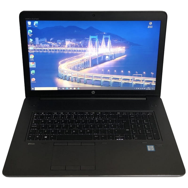 Ноутбук HP ZBook 17 G3 / 17.3" (1600x900) / i5-6440HQ / 8GB / 128GB SSD + 750GB HDD / nVidia Quadro M1000M 2GB / Win10Pro / Backlight / сканер отпечатка - Б/у