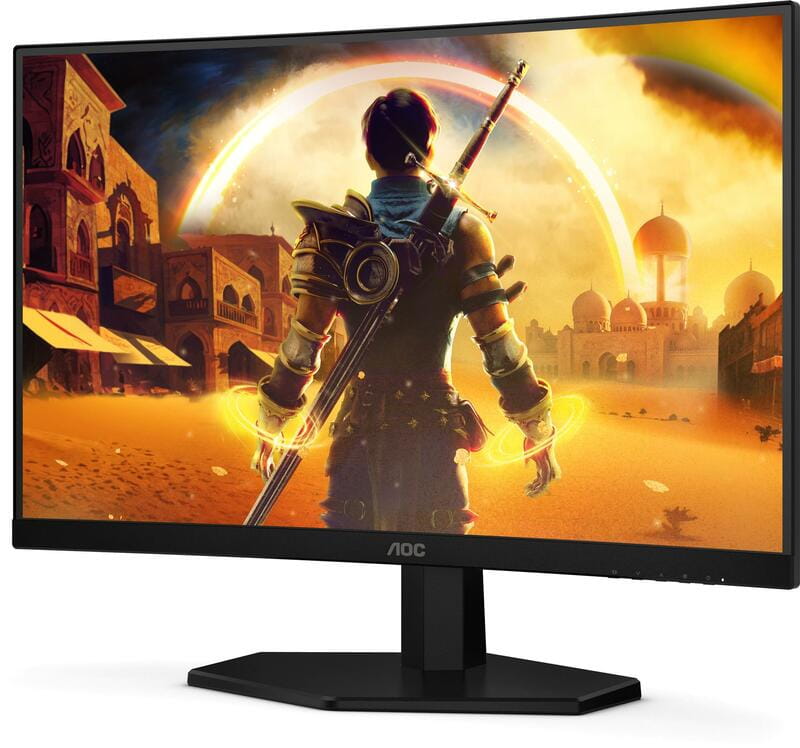 Монитор AOC 23.6" C24G42E VA Black/Red 180Hz