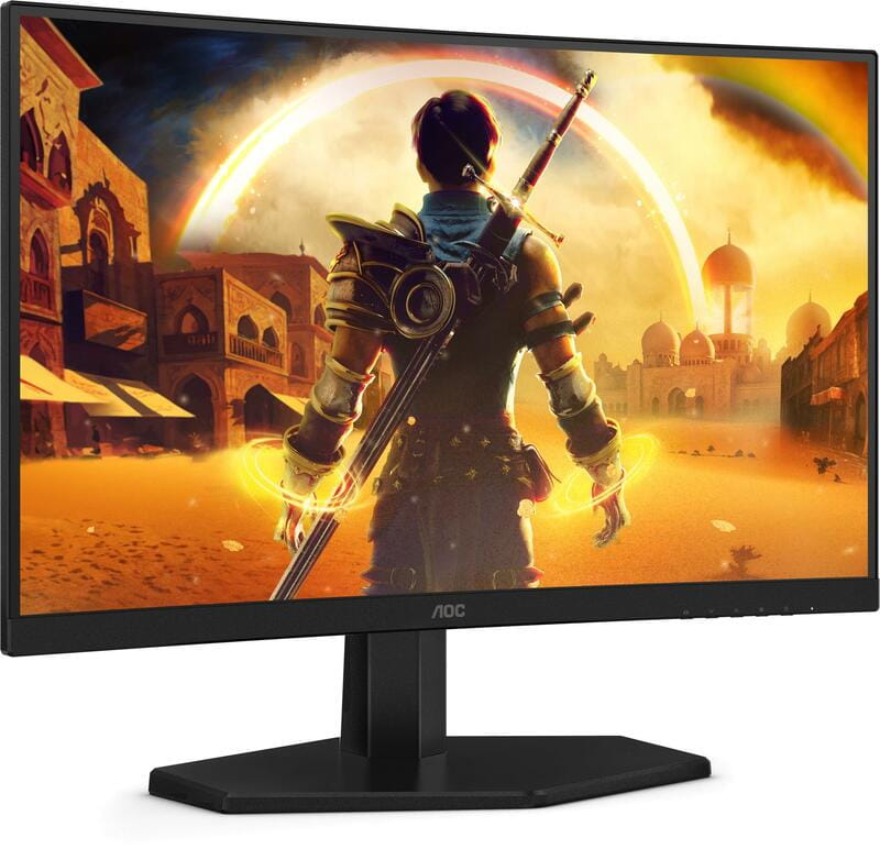 Монитор AOC 23.6" C24G42E VA Black/Red 180Hz