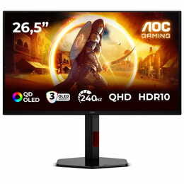 Монитор AOC 26.5" Q27G4ZDR QD-OLED Black/Red 240Hz