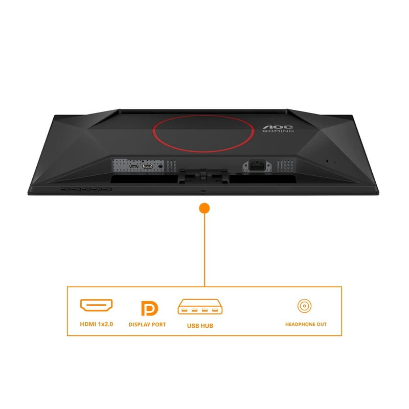 Монитор AOC 26.5" Q27G41ZDF QD-OLED Black/Red 240Hz