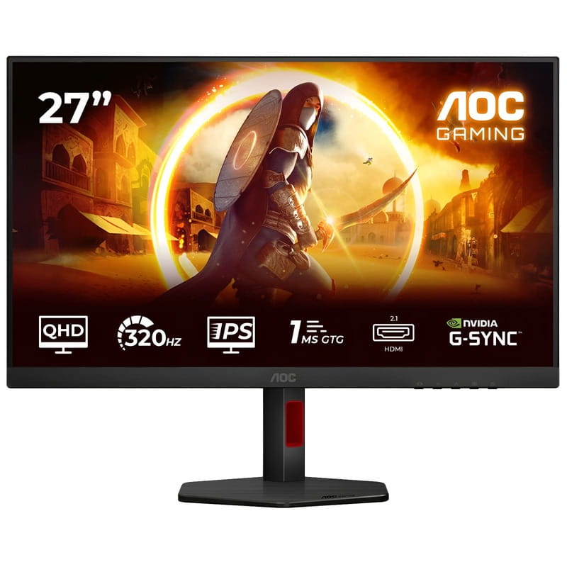 Монітор AOC 27" Q27G4SRU IPS Black/Red 300Hz