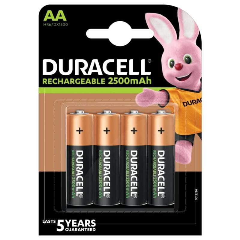 Аккумулятор Duracell DX1500 Ni-MH AA/HR06 2500 mAh BL 4шт