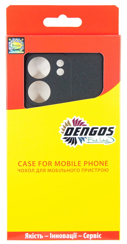 Чохол-накладка Dengos Carbon для Oppo A5X Black (DG-KM-175) + захисне скло