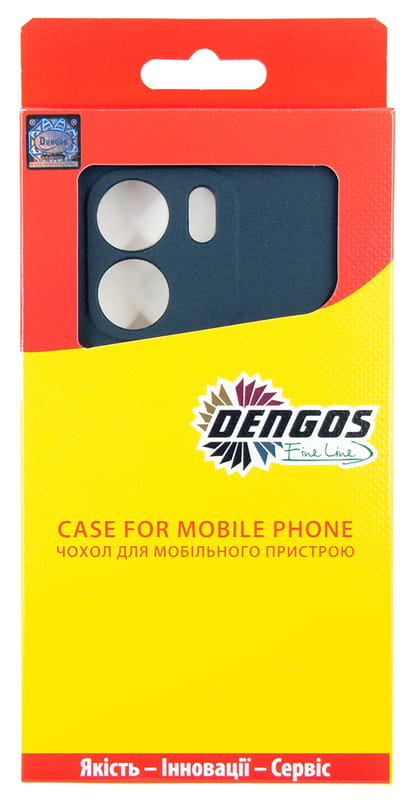 Чохол-накладка Dengos Carbon для Oppo A5X Blue (DG-KM-176) + захисне скло