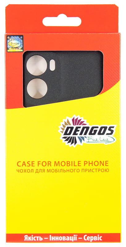 Чохол-накладка Dengos Carbon для Motorola Moto G05 Black (DG-KM-178) + захисне скло