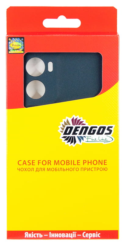 Чохол-накладка Dengos Carbon для Motorola Moto G06 Blue (DG-KM-174) + захисне скло