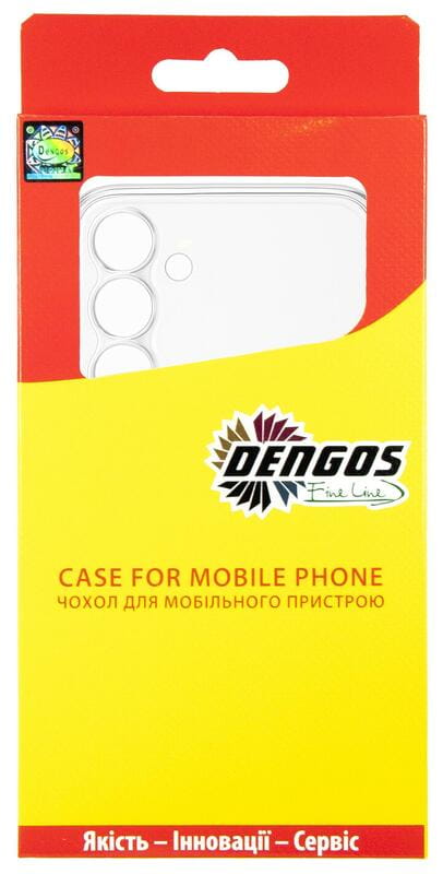 Чохол-накладка Dengos Soft для Samsung Galaxy S25 FE SM-S731 Clear (DG-KM-172) + захисне скло
