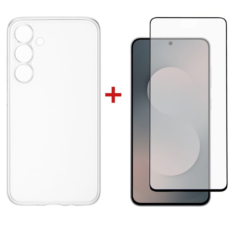 Чохол-накладка Dengos Soft для Samsung Galaxy S25 FE SM-S731 Clear (DG-KM-172) + захисне скло