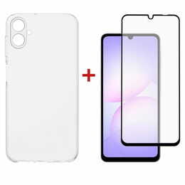 Чохол-накладка Dengos Soft для Samsung Galaxy A07 SM-A075 Clear (DG-KM-170) + захисне скло