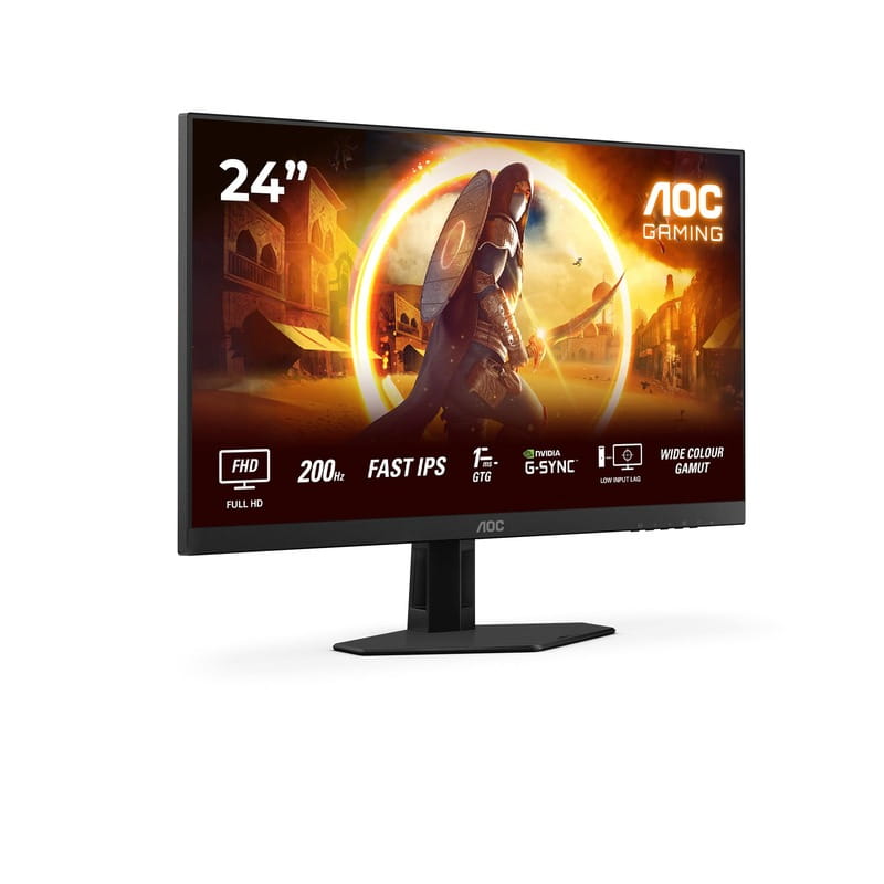 Монітор AOC 23.8" 24G4HRE IPS Black/Red 200Hz