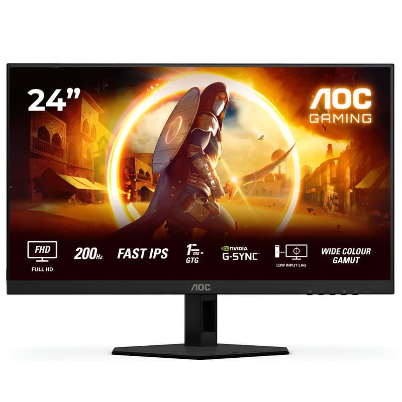 Монітор AOC 23.8" 24G4HRE IPS Black/Red 200Hz