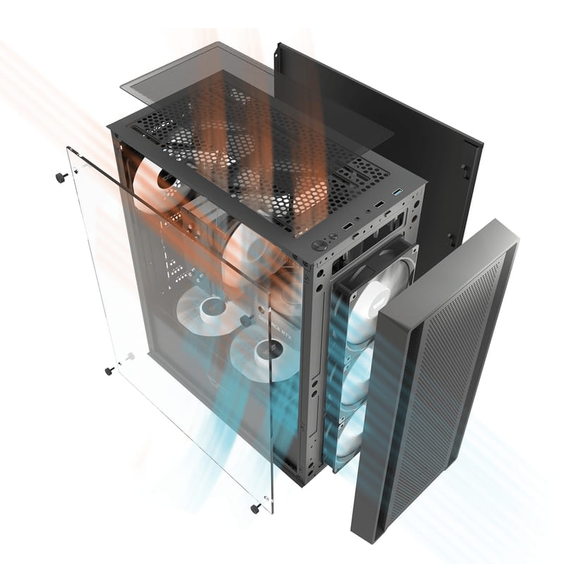 Корпус DarkFlash DK353 Black