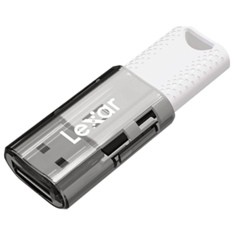 Флеш-накопичувач USB2.0 128GB Lexar Jump Drive S60 Black/White (LJDS060128G-BNBNG)