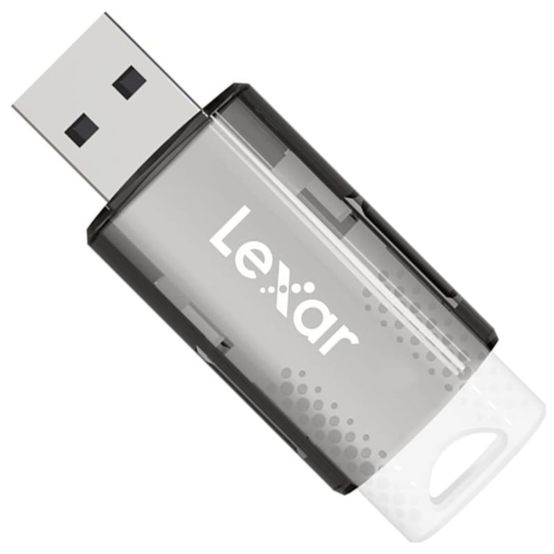 Флеш-накопичувач USB2.0 128GB Lexar Jump Drive S60 Black/White (LJDS060128G-BNBNG)