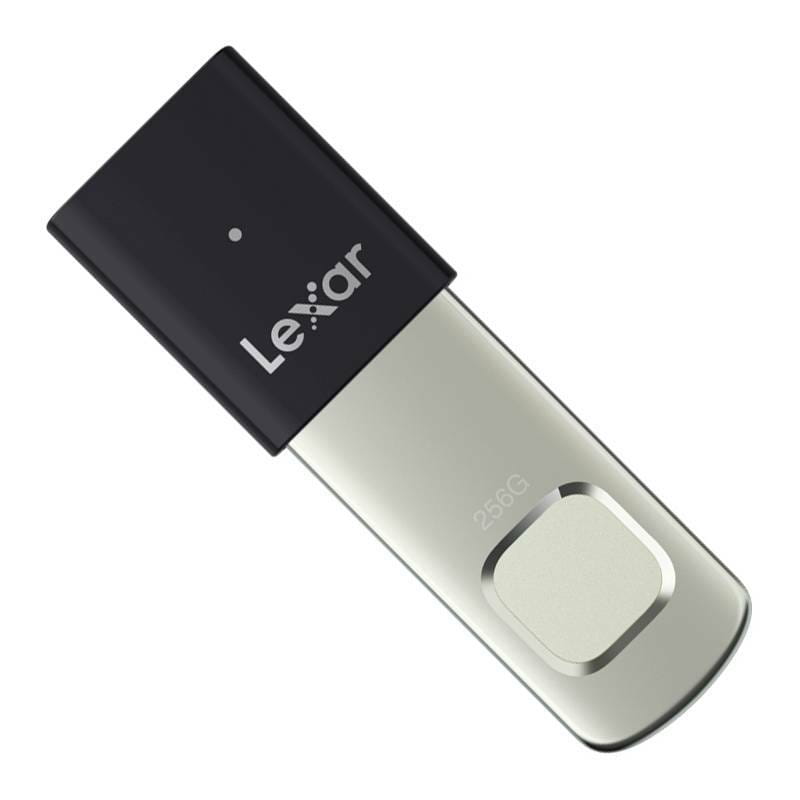 Флеш-накопичувач USB3.0 256GB Lexar Jump Drive Fingerprint F35 Pro Black (LJDF35P256G-RNBNG)