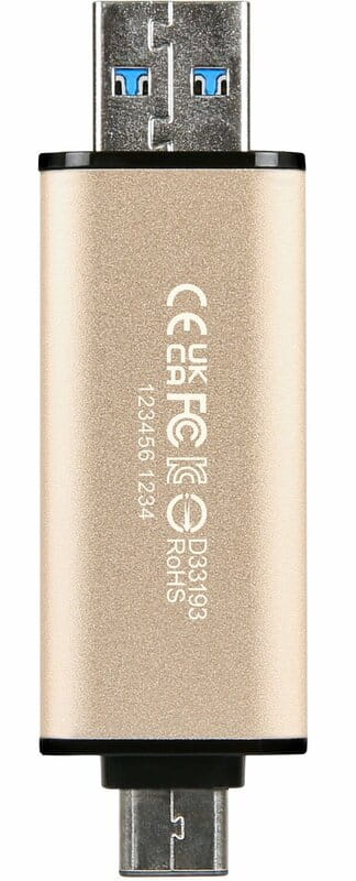 Флеш-накопитель USB3.2 512GB Type-C Transcend JetFlash 930 Gold (TS512GJF930C)