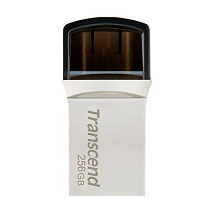 Флеш-накопитель USB 3.1 256GB Type-C Transcend JetFlash 890 Silver (TS256GJF890S)