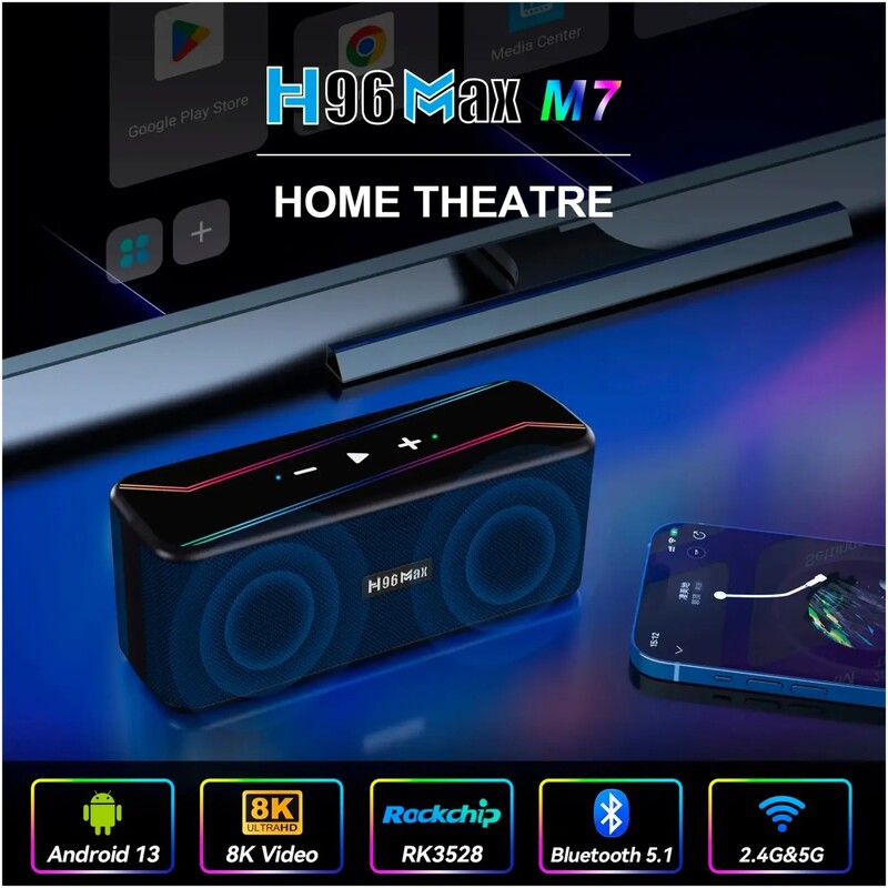 HD медиаплеер H96 Max M7 4/32 GB