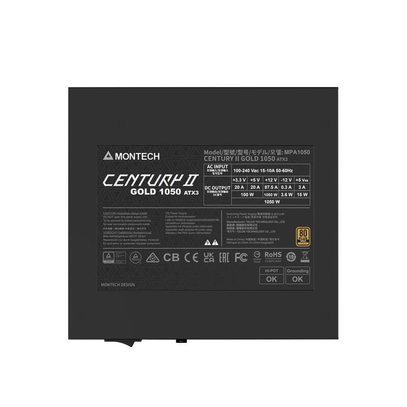 Блок живлення Montech Century II 1050W
