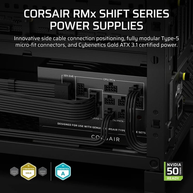 Блок питания Corsair RM750x Shift ATX 3.1 750W (CP-9020298-EU)
