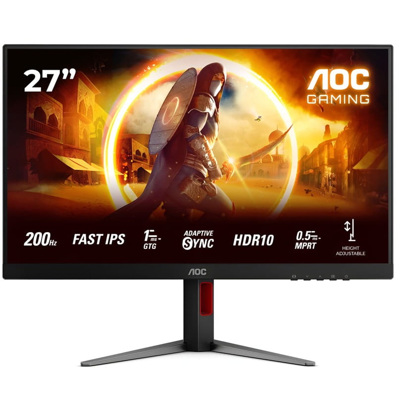 Монітор AOC 27" 27G4HA IPS Black/Red 200Hz