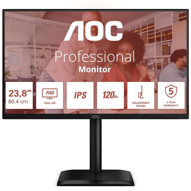 Монітор AOC 23.8" 24E4U IPS Black 120Hz